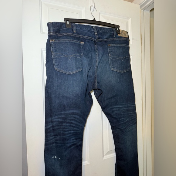 Polo Ralph Lauren Jeans The Sullivan Slim Size 40X30 Distressed Dark Wash - Picture 5 of 11